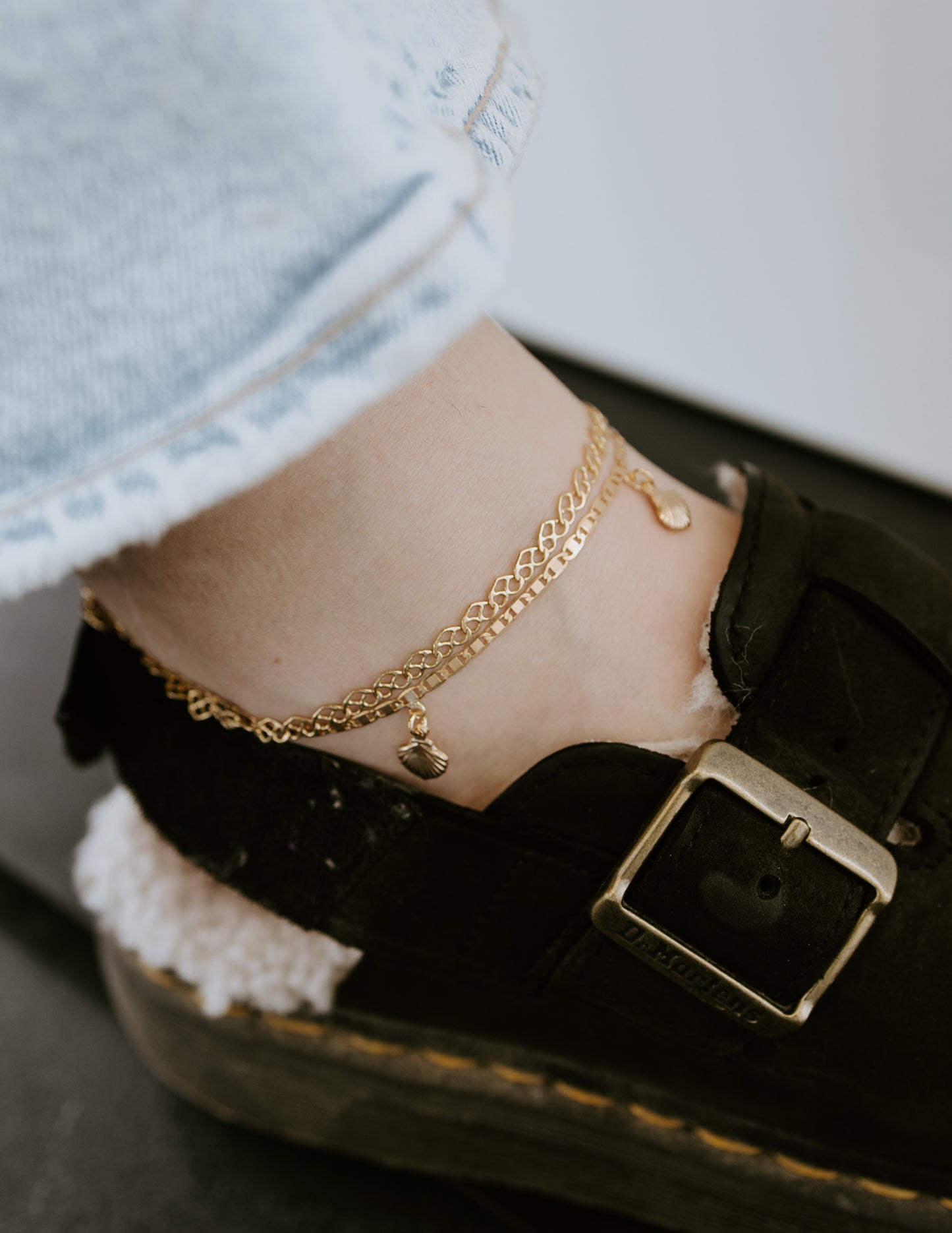 Heart Link Anklet