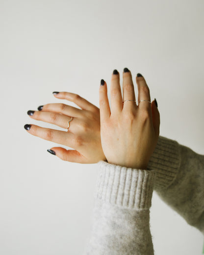 Sterling Silver Chevron Ring