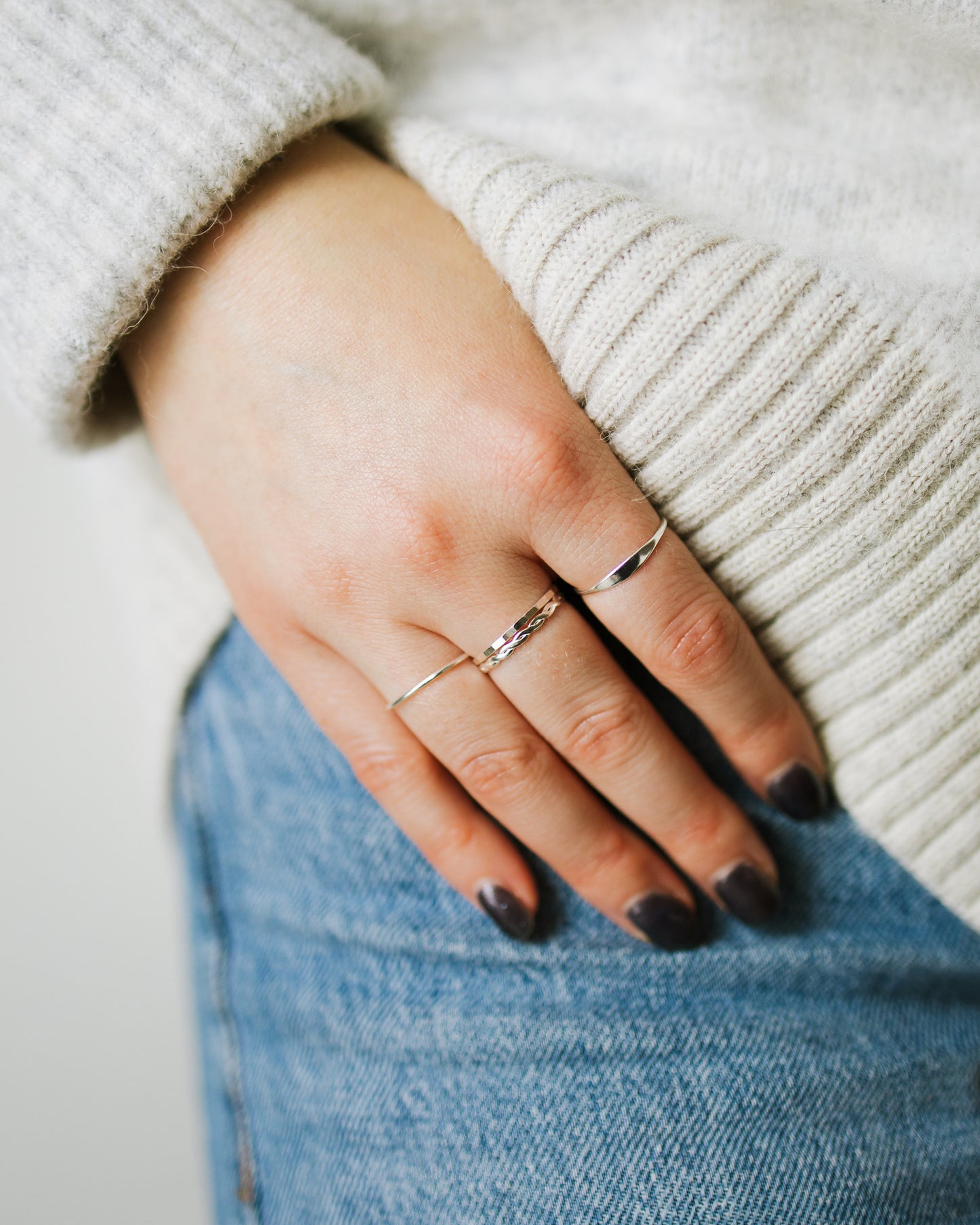 Sterling Silver Thin Band Ring