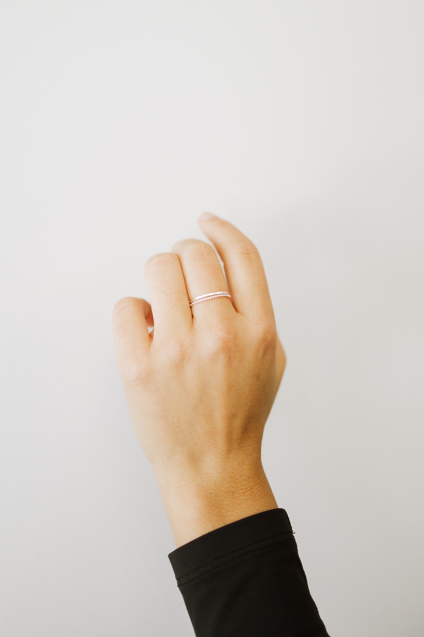 Sterling Silver Hammered Ring