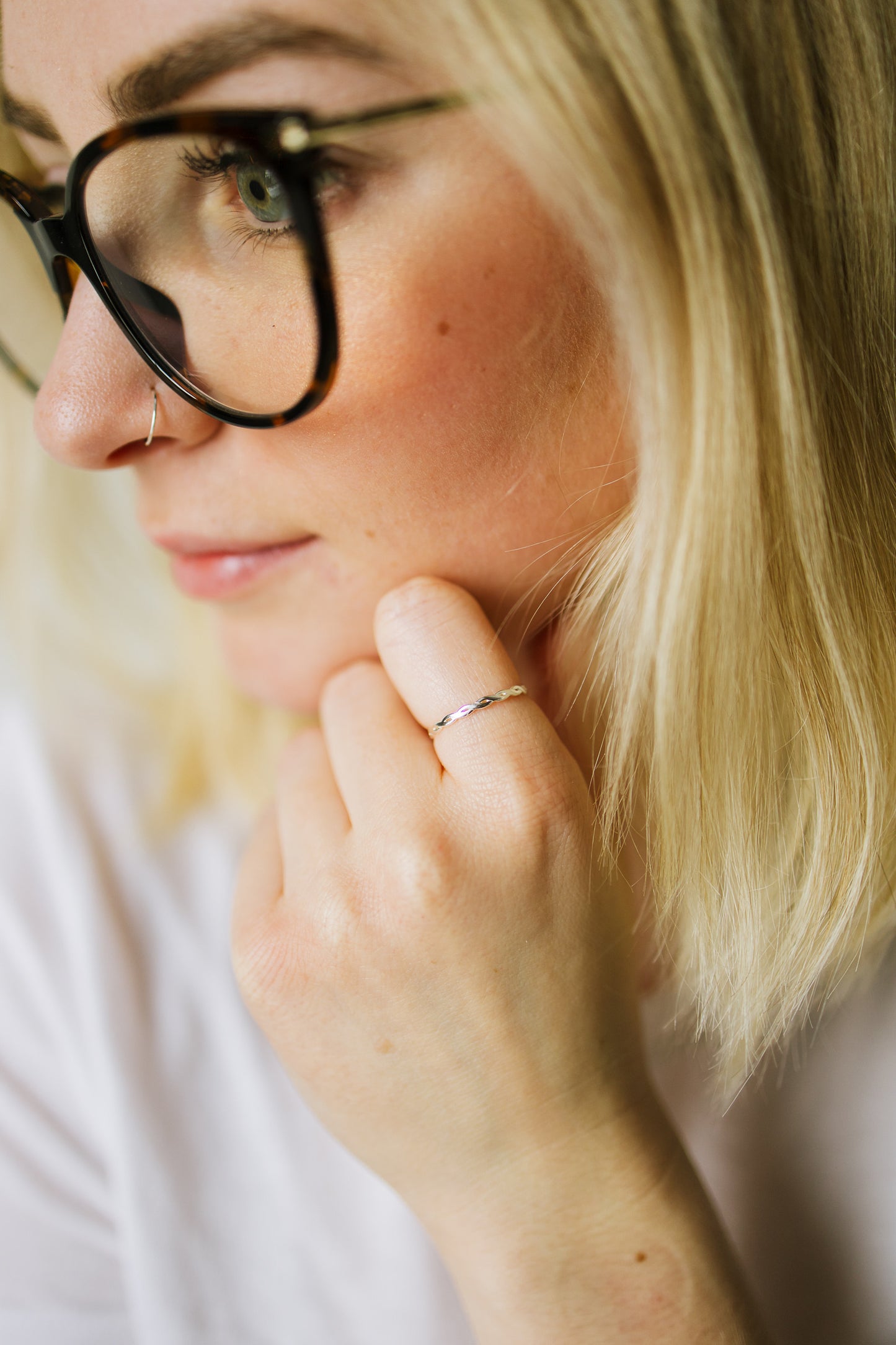 Sterling Silver Braided Ring