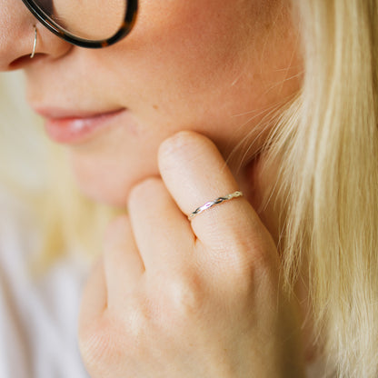 Sterling Silver Braided Ring