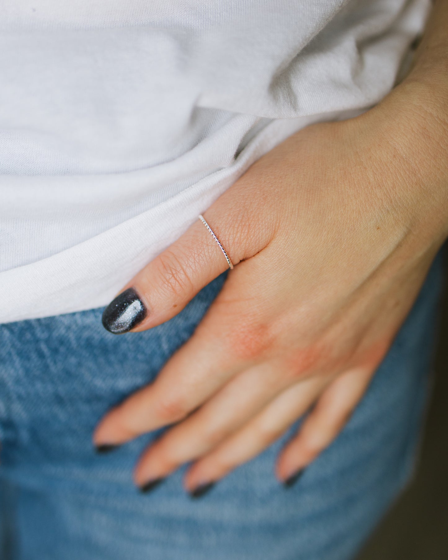 Sterling Silver Twist Ring