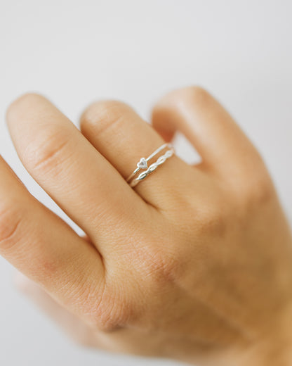 Sterling Silver Heart Ring