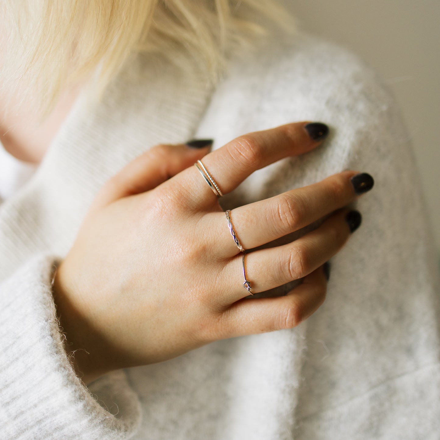 Sterling Silver Twist Ring