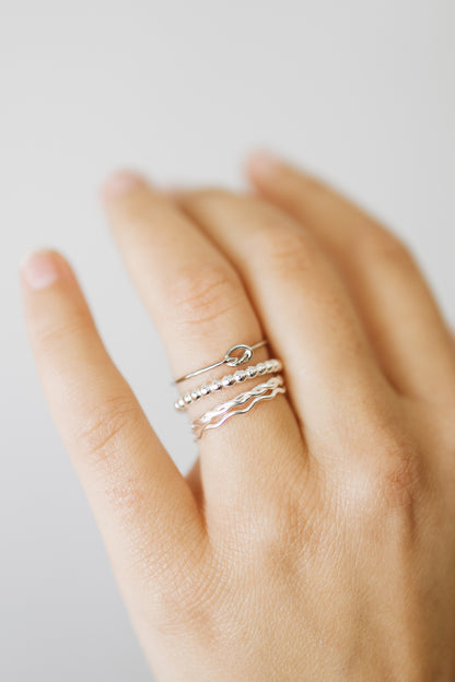 Sterling Silver Knot Ring