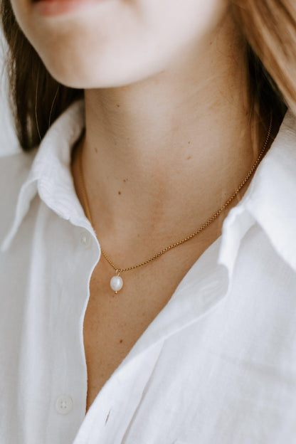 Pearl Drop Necklace