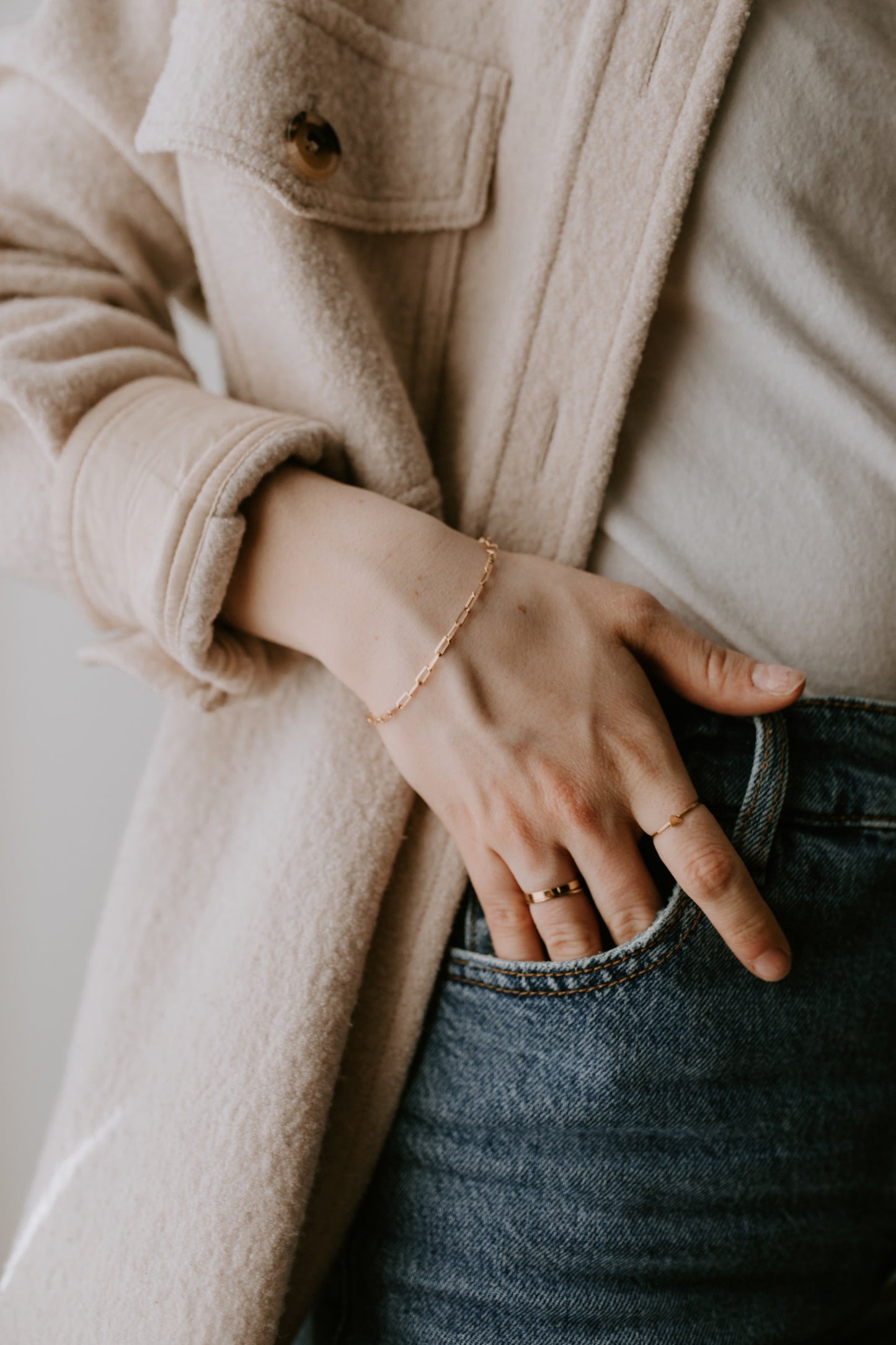 Petite Paperclip Bracelet