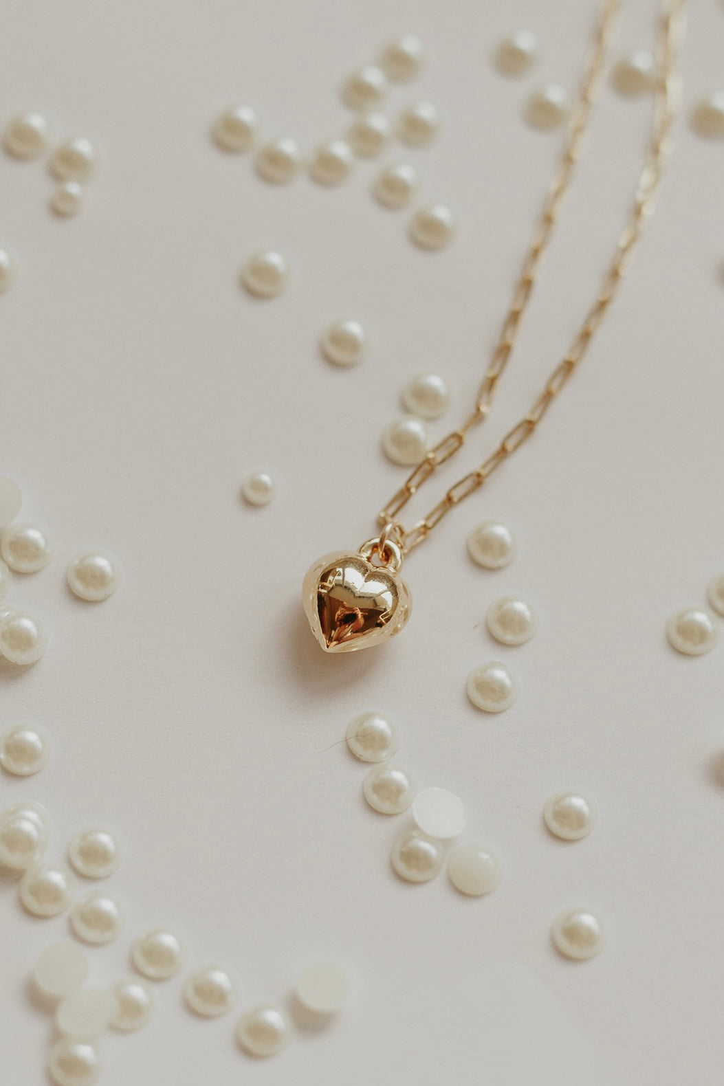 Puffy Heart Necklace