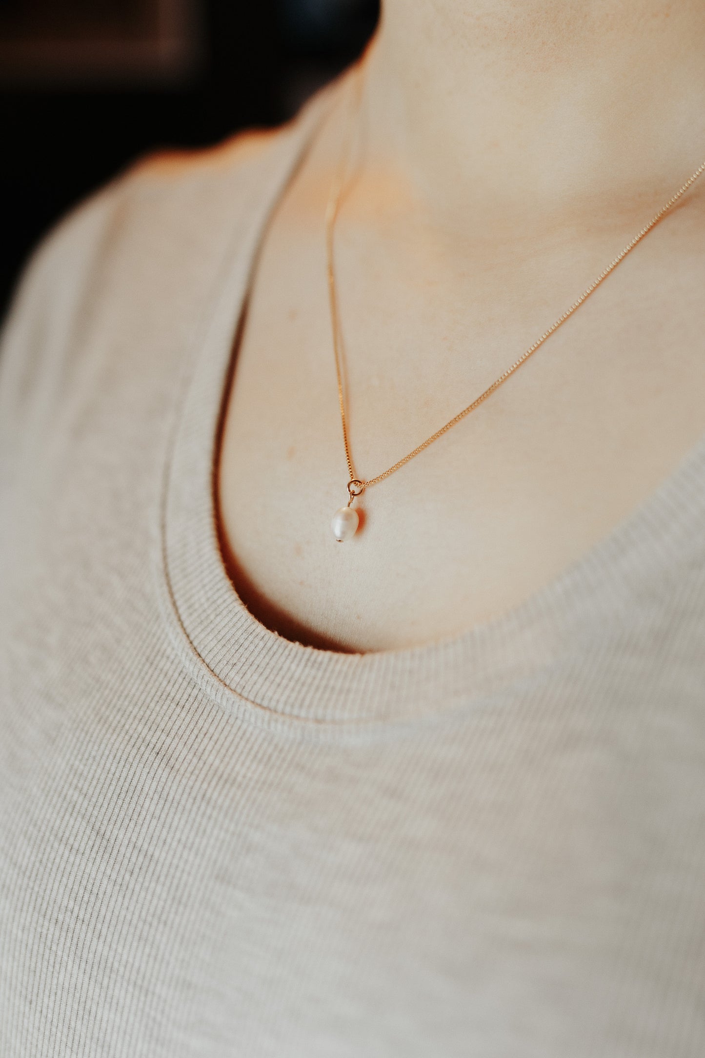 Pearl Drop Necklace