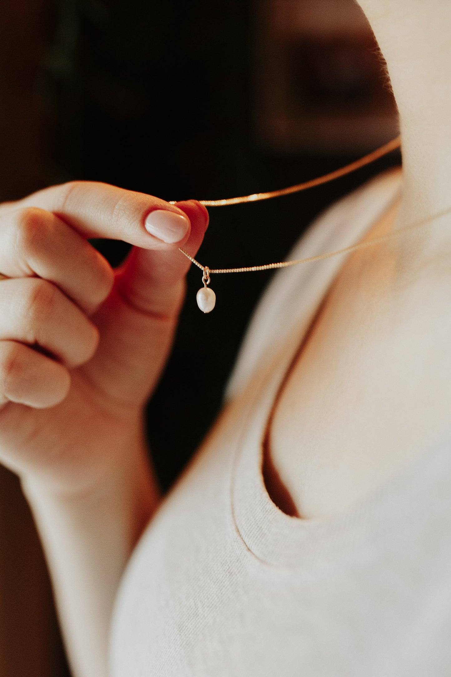 Pearl Drop Necklace