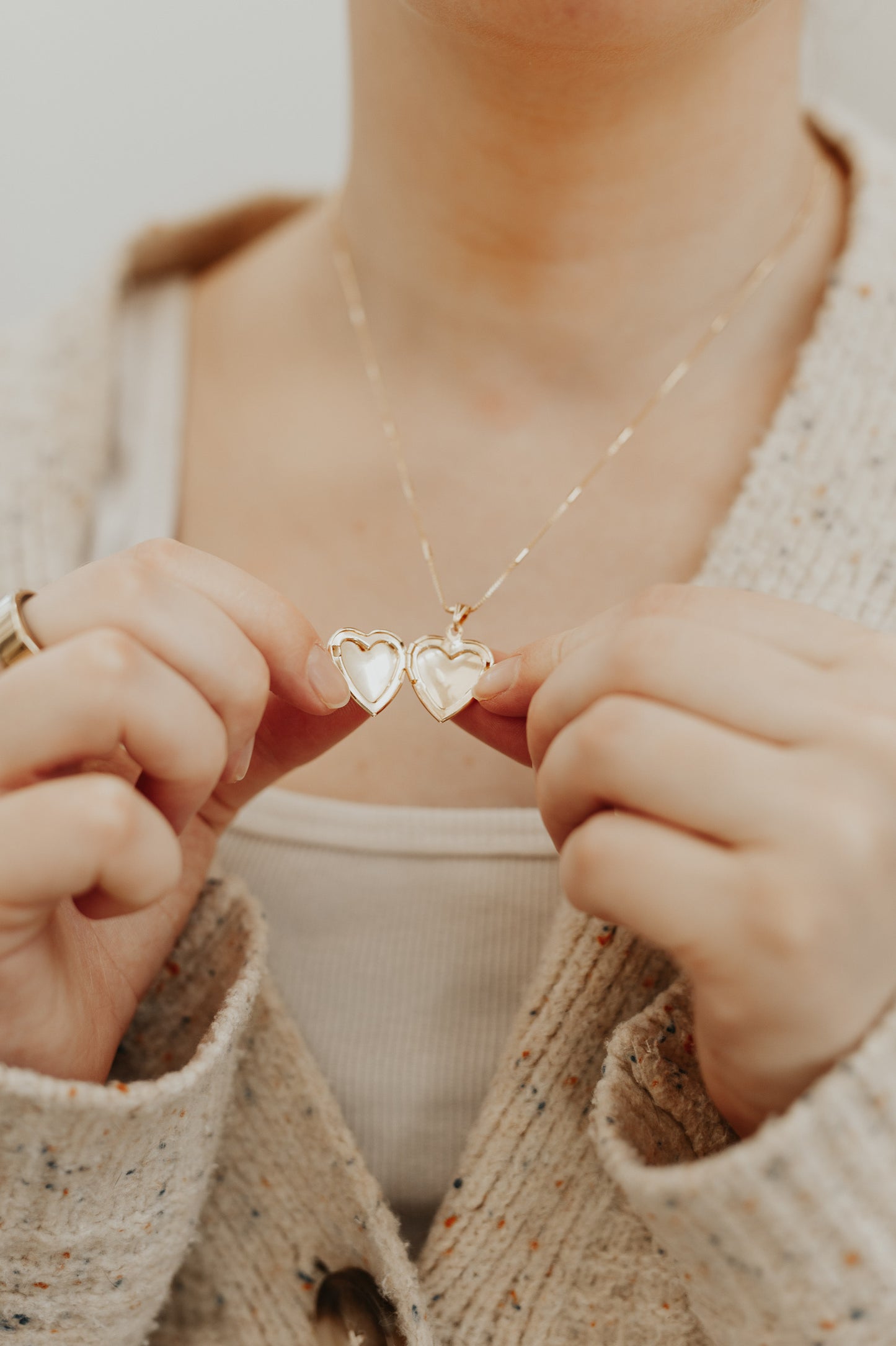 Cubic Heart Locket