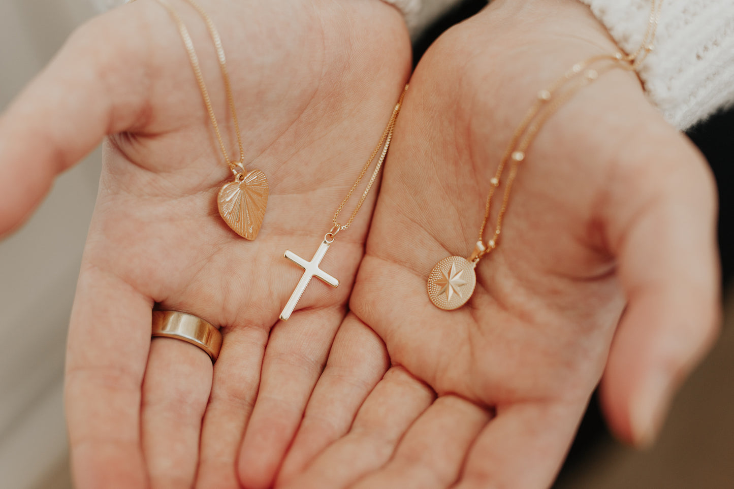 Large Cross Necklace