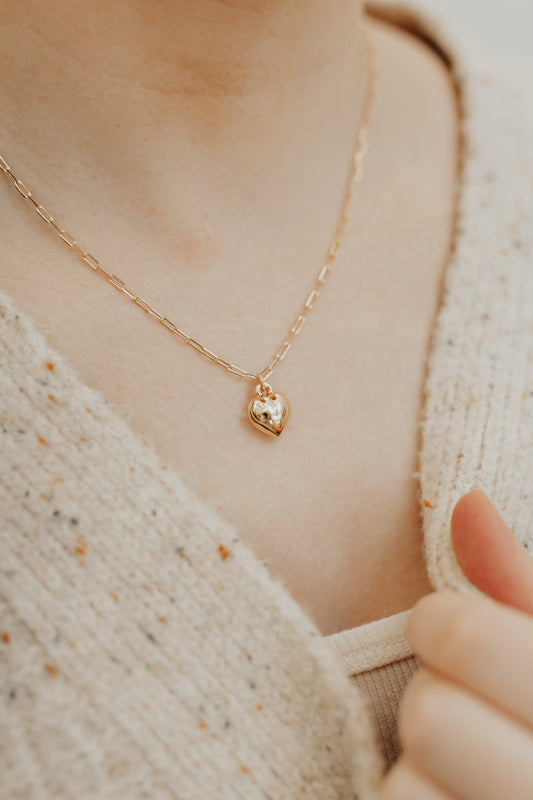 Puffy Heart Necklace