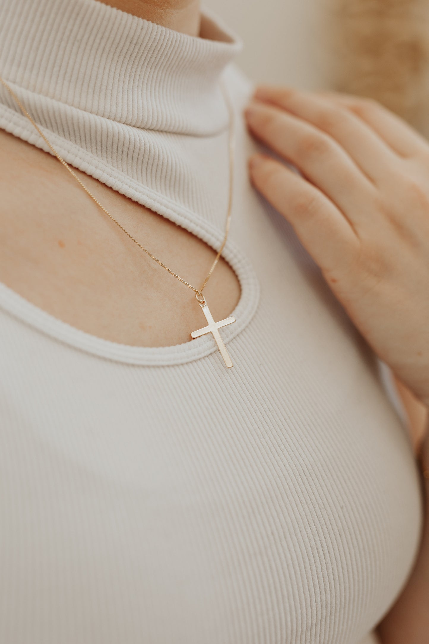 Large Cross Necklace