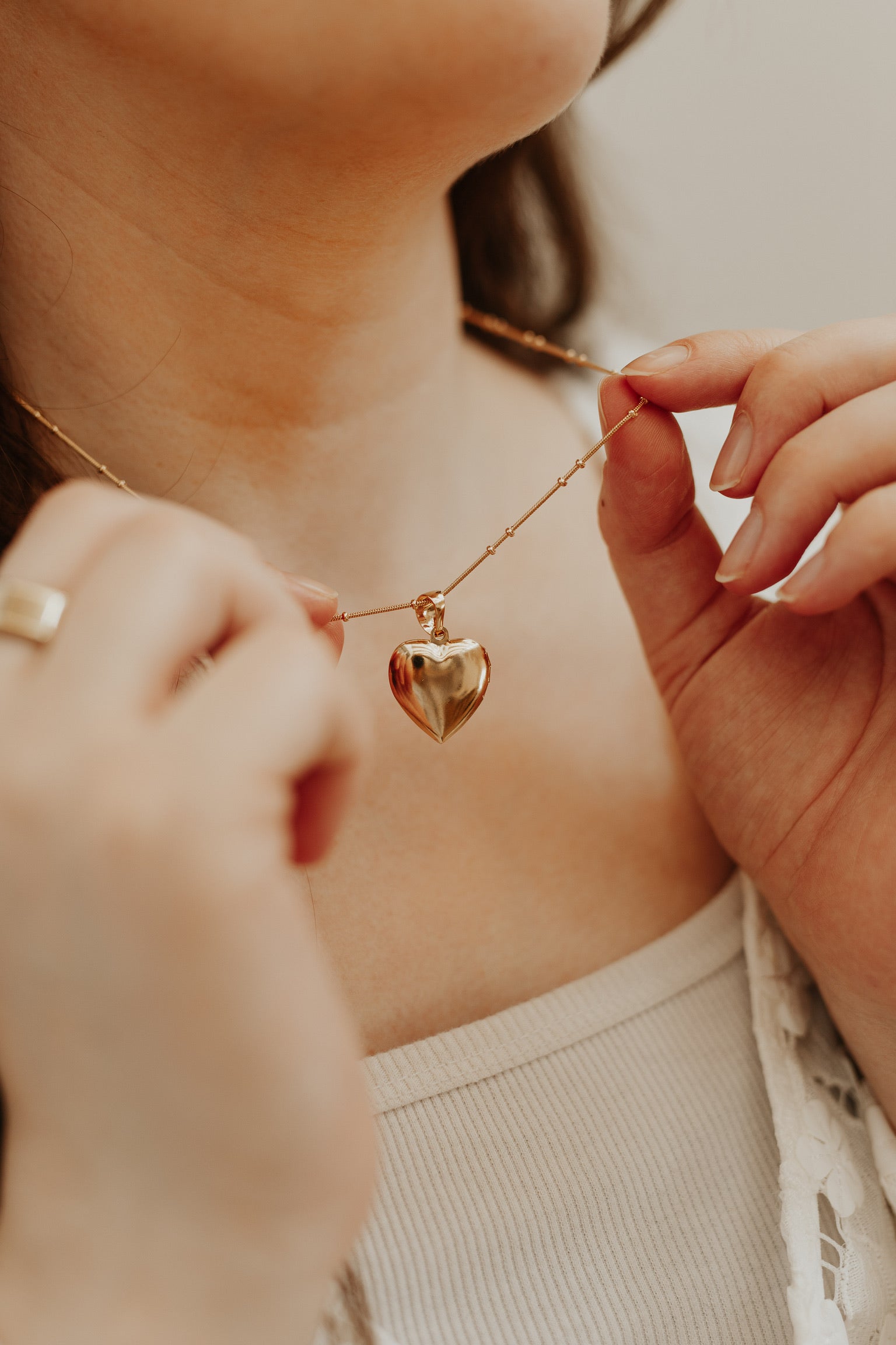 Simple Heart Locket – Sydney Rose Co.
