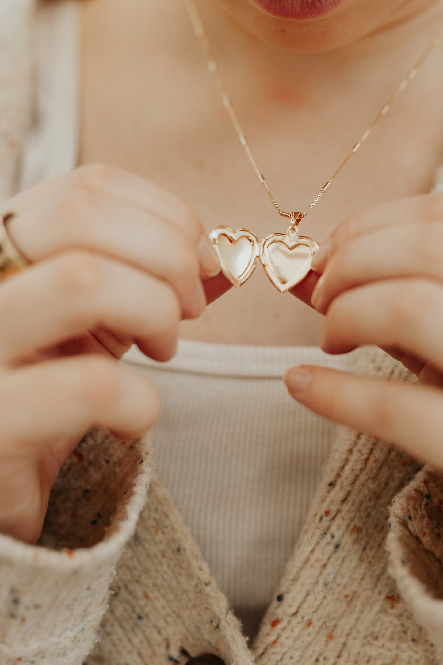 Cubic Heart Locket