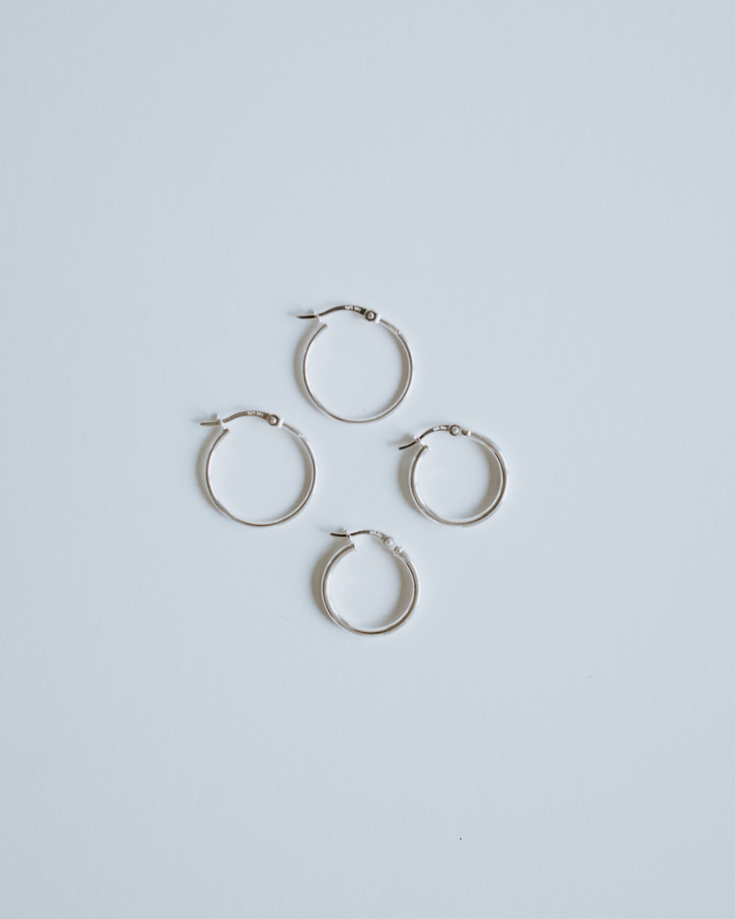 Classic Hoops - Sterling Silver