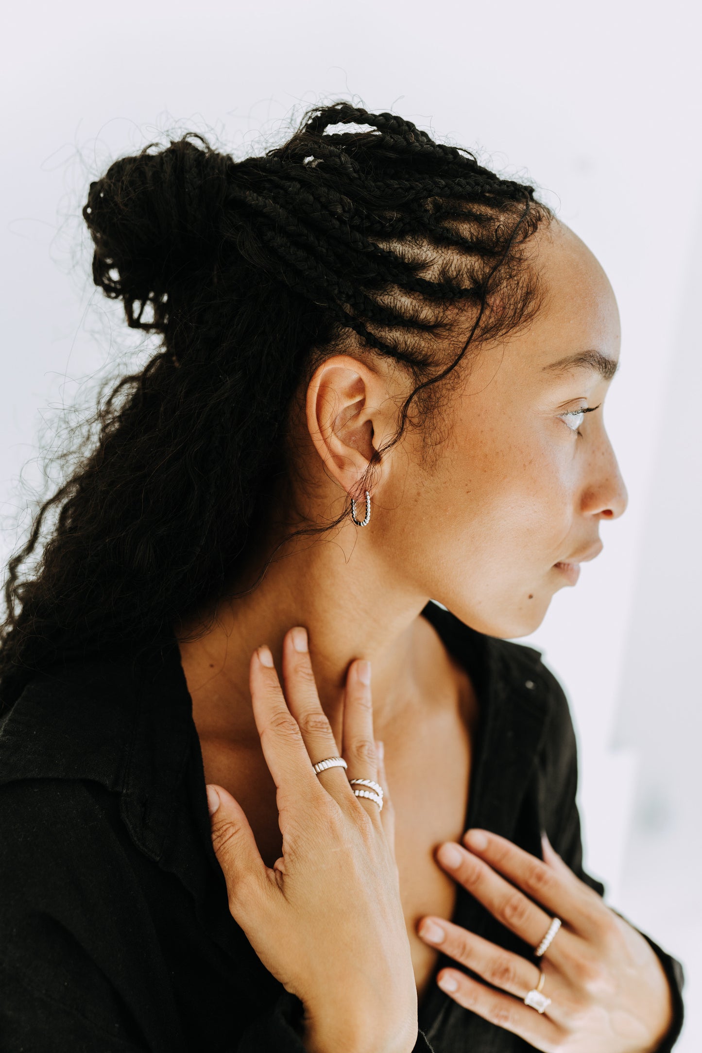 Baguette Ring - Sterling Silver