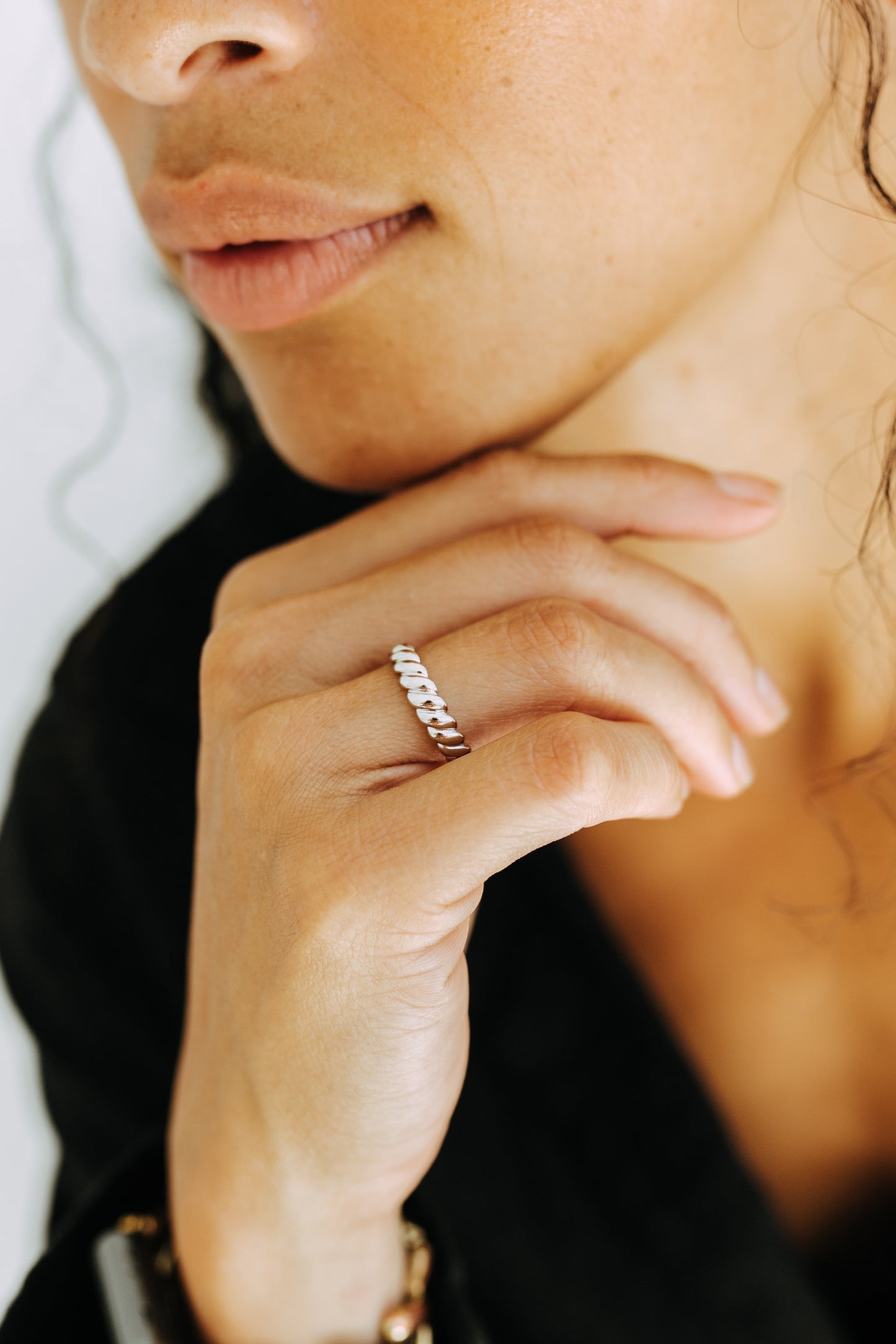 Baguette Ring - Sterling Silver