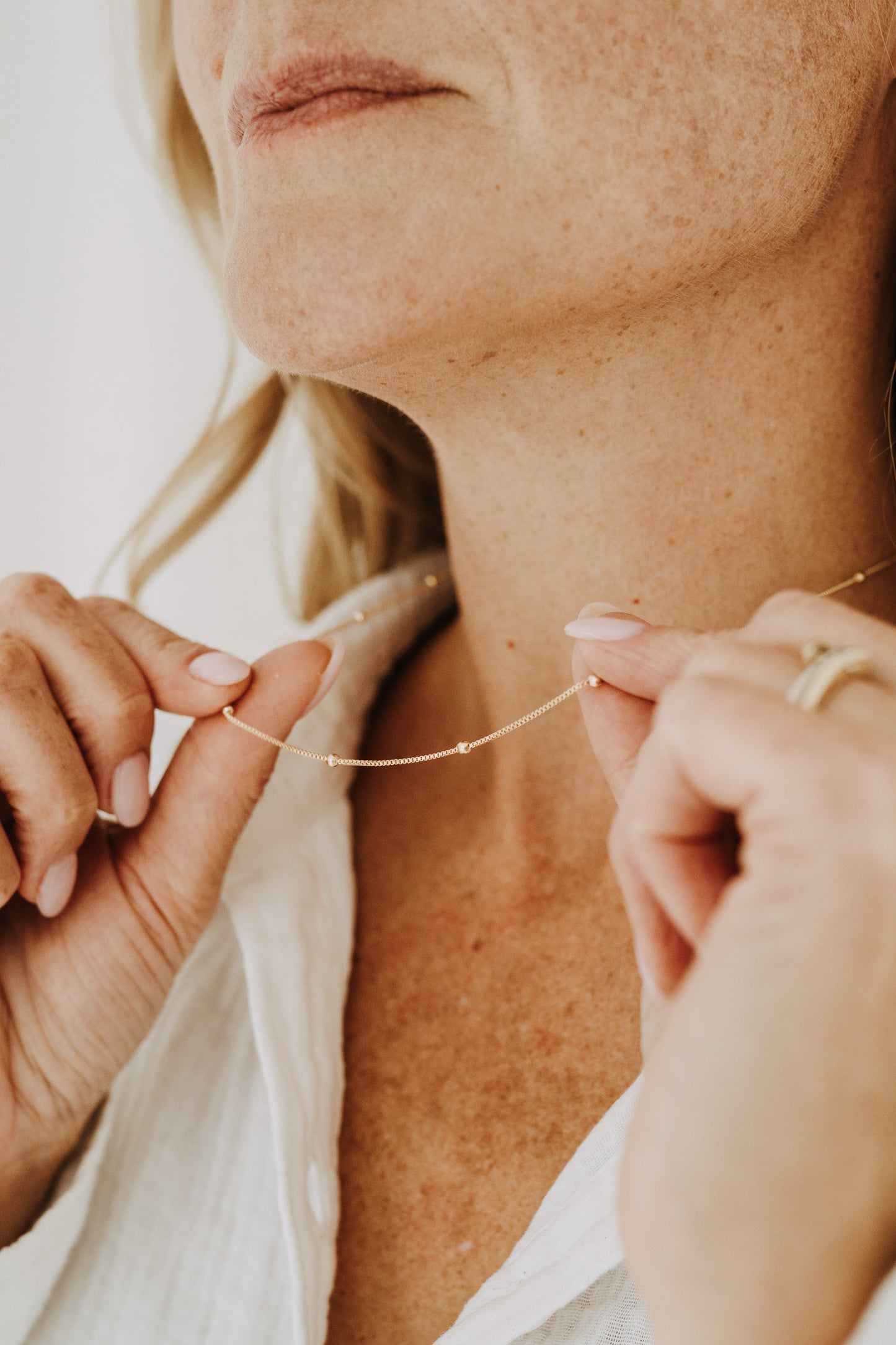 Dainty Satellite Necklace