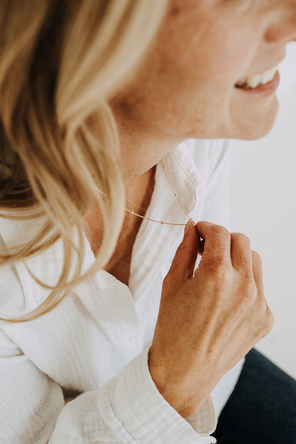 Dainty Satellite Necklace