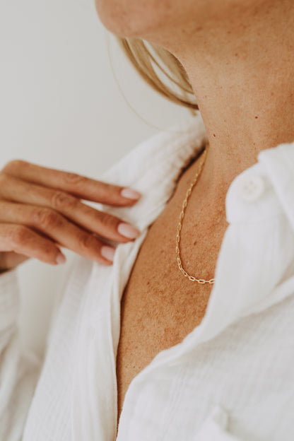 Petite Paperclip Necklace