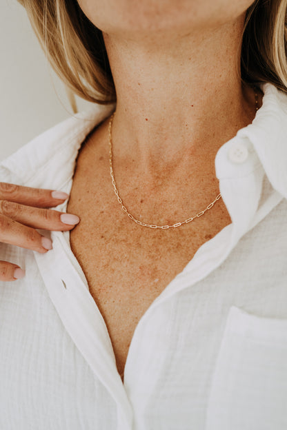 Petite Paperclip Necklace