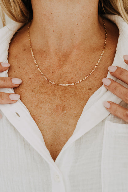 Petite Paperclip Necklace
