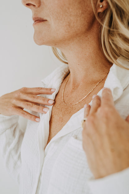 Petite Paperclip Necklace