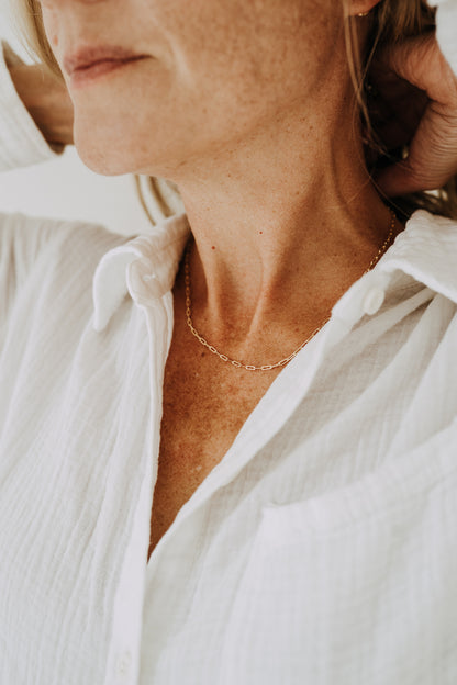 Petite Paperclip Necklace