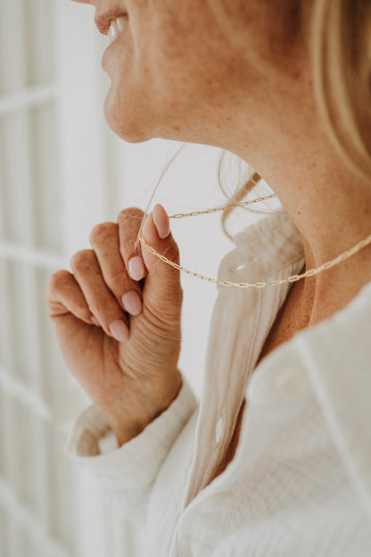 Petite Paperclip Necklace