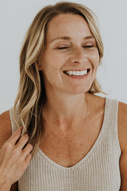 Dainty Ball Bar Chain