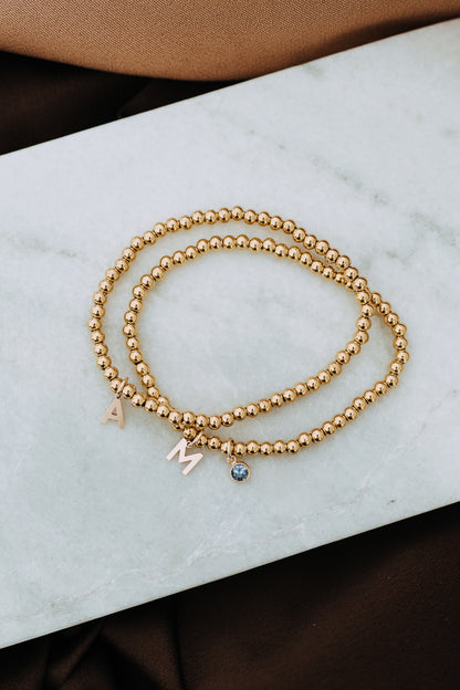 Letter Beaded Bracelet