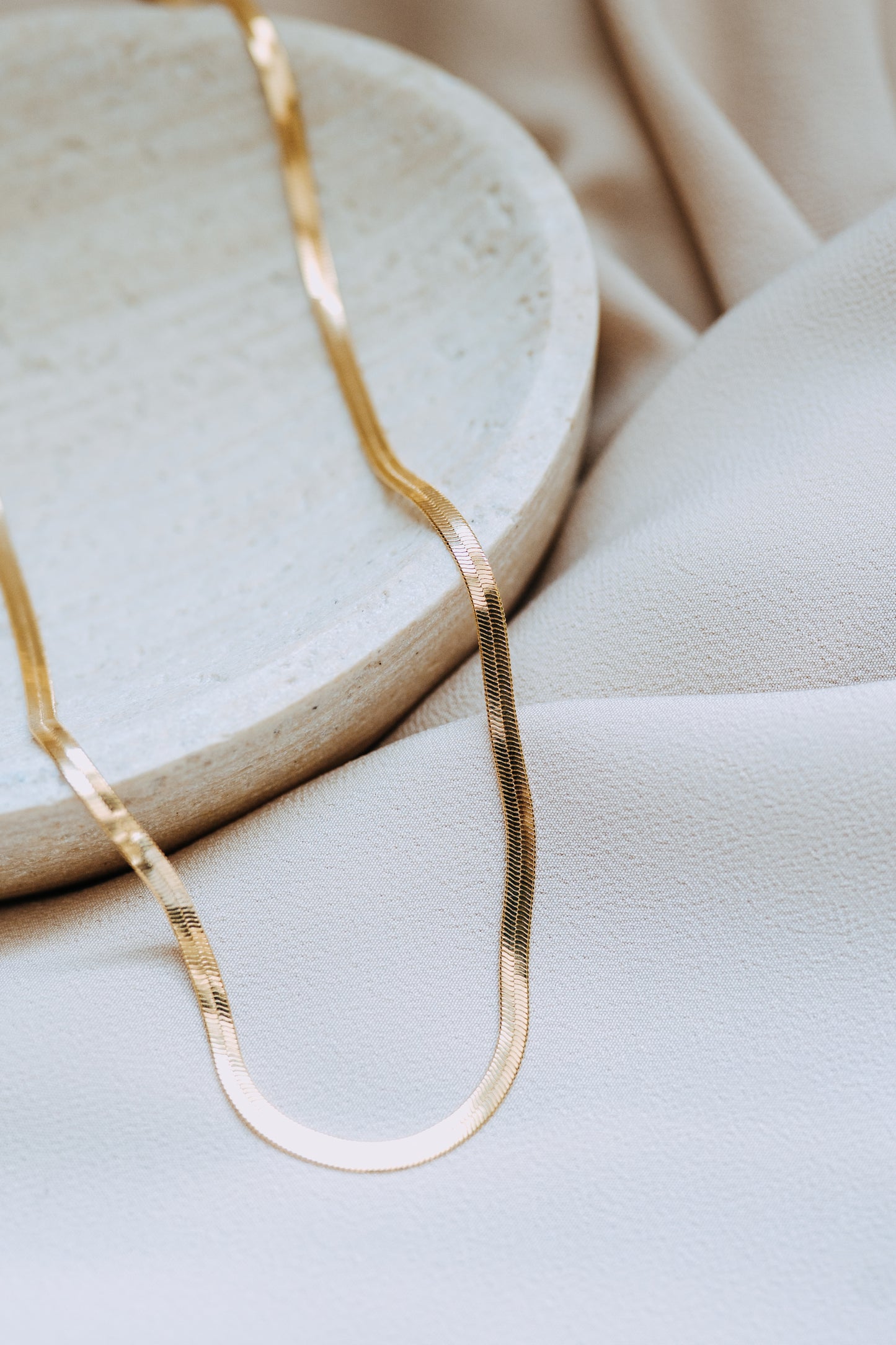 3mm Herringbone Necklace