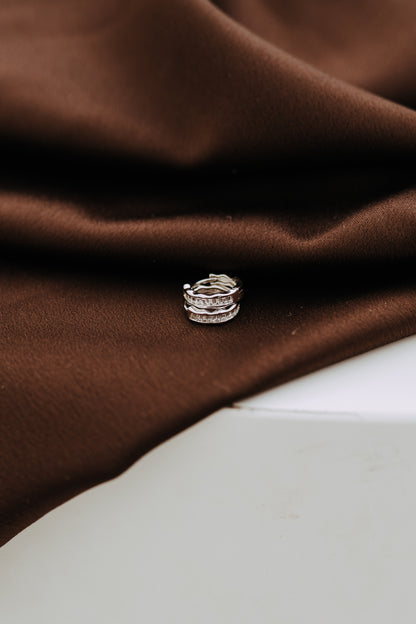 The Grace Hoops- Sterling Silver