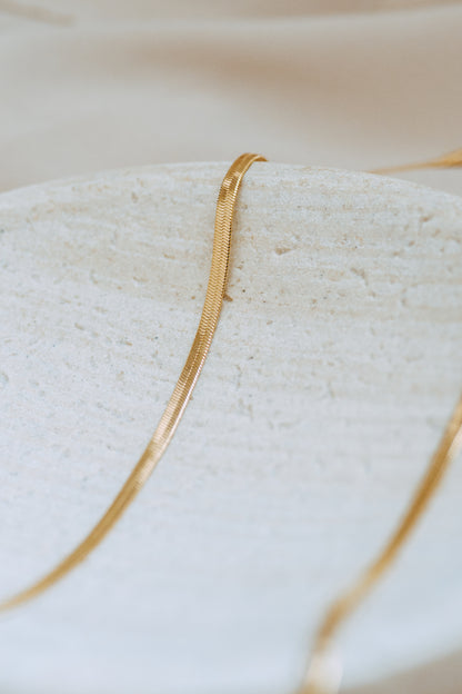 3mm Herringbone Necklace