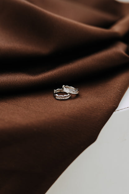 The Grace Hoops- Sterling Silver