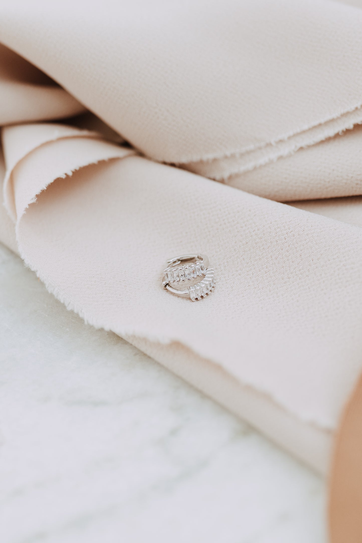 The Diana Huggies - Sterling Silver