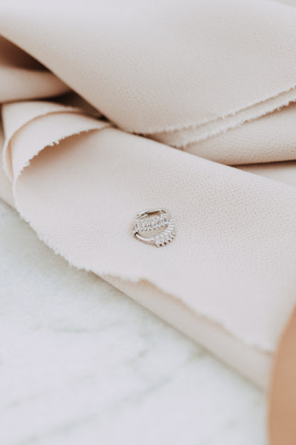 The Diana Huggies - Sterling Silver