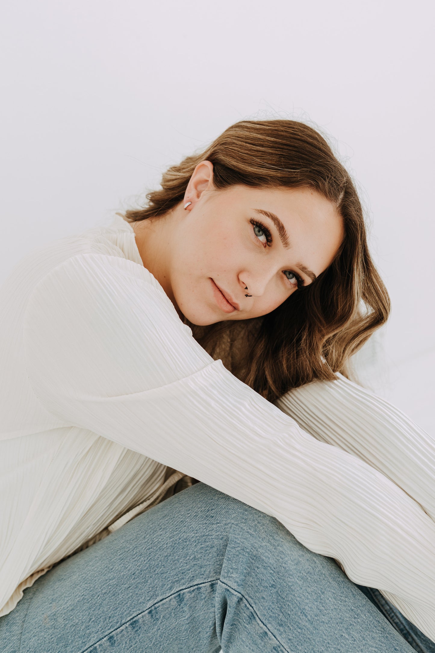 The Diana Huggies - Sterling Silver