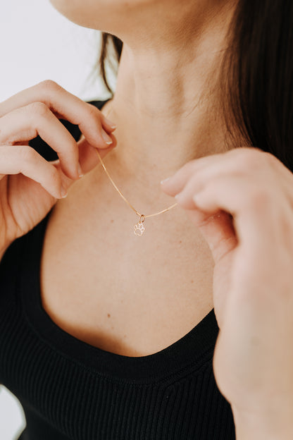 Paw Print Necklace