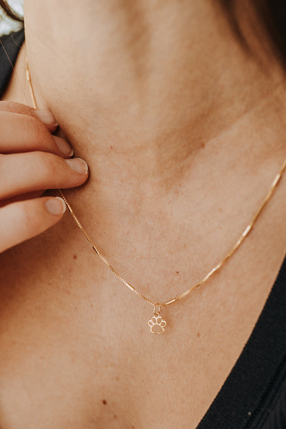 Paw Print Necklace