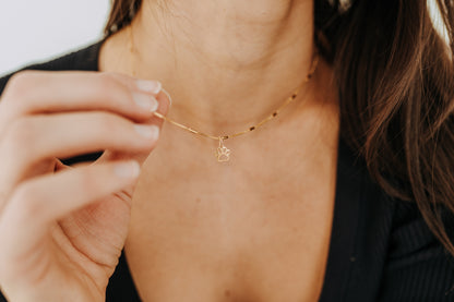 Paw Print Necklace