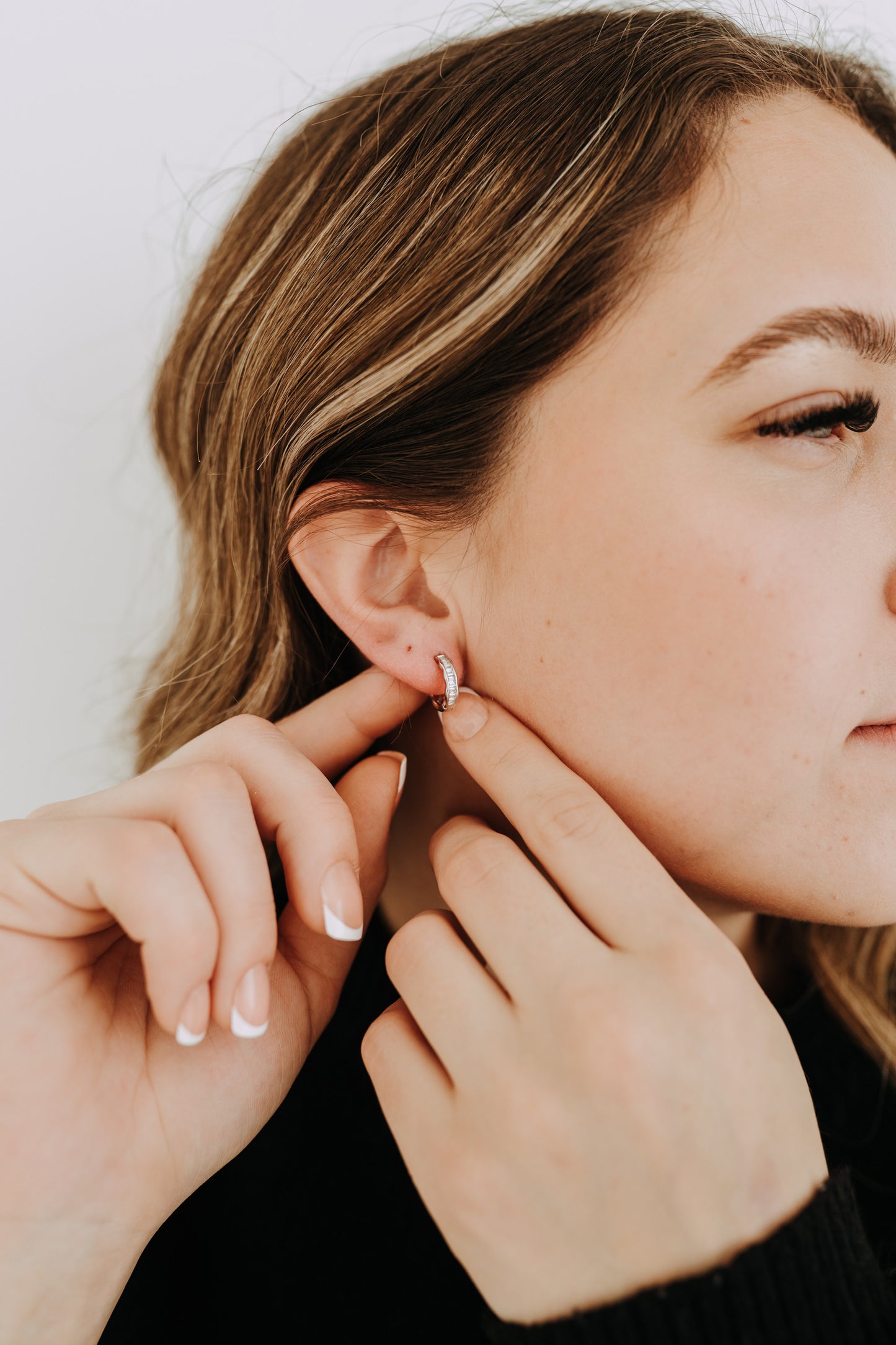 The Grace Hoops- Sterling Silver