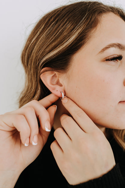 The Grace Hoops- Sterling Silver