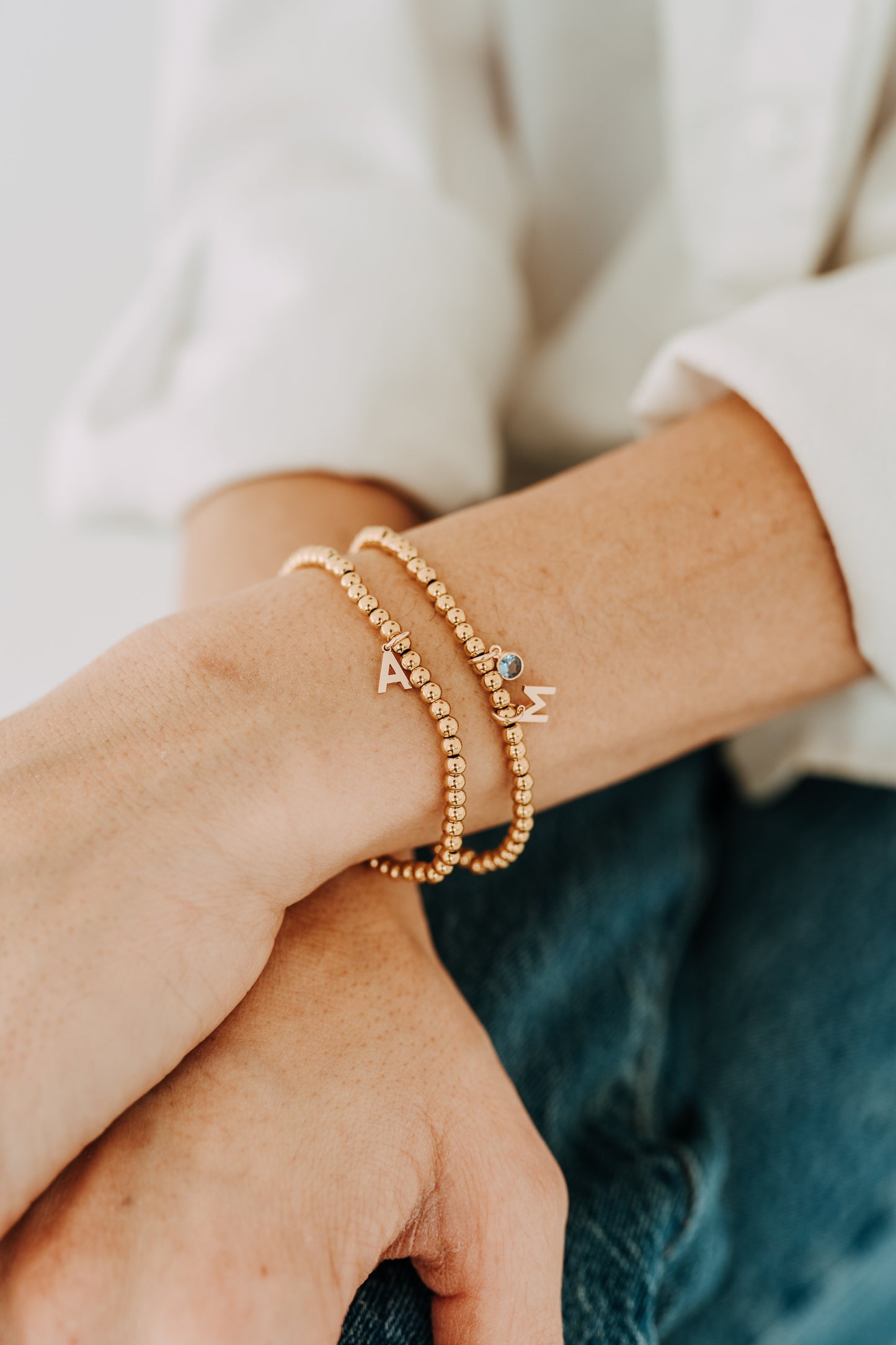 Letter Beaded Bracelet