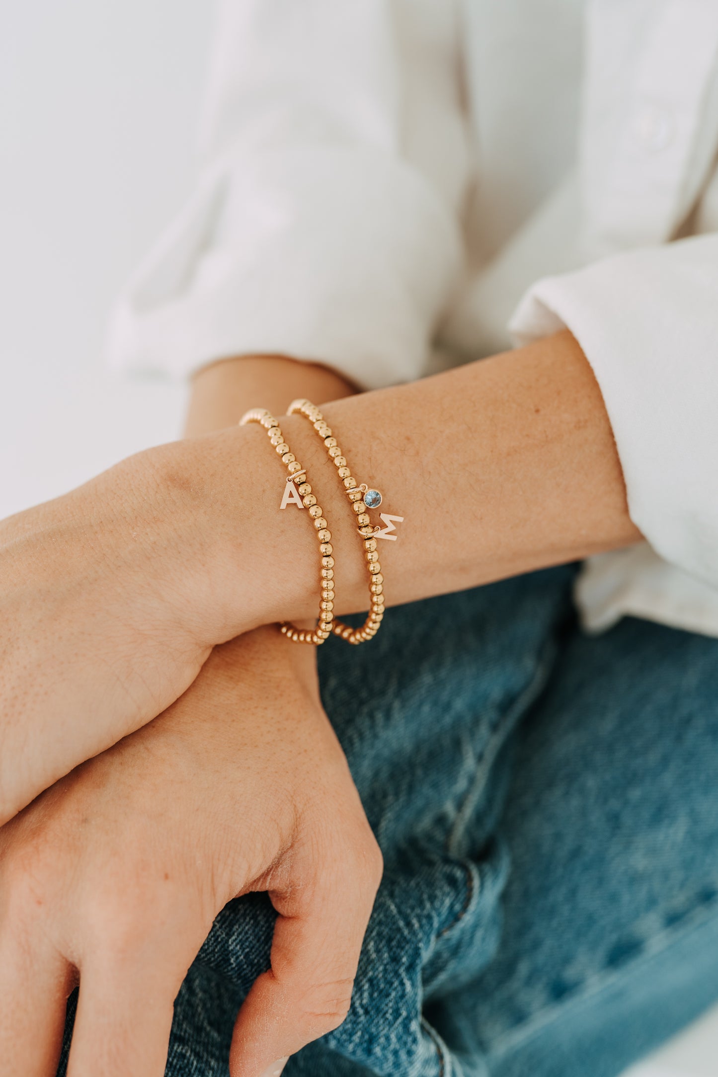 Letter Beaded Bracelet