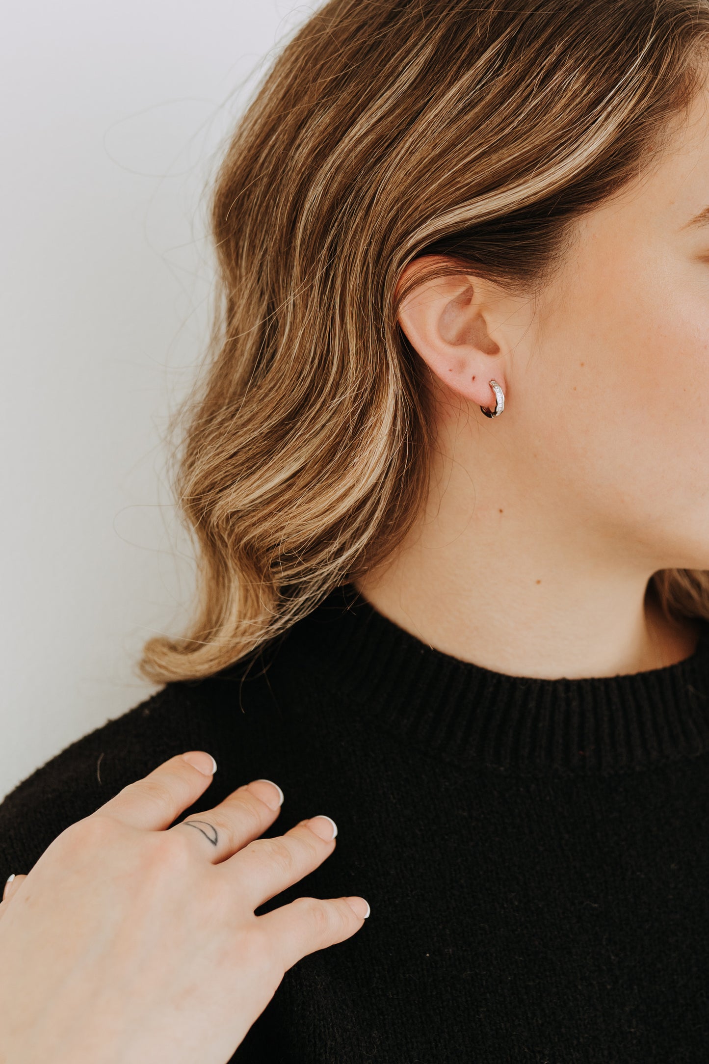 The Grace Hoops- Sterling Silver