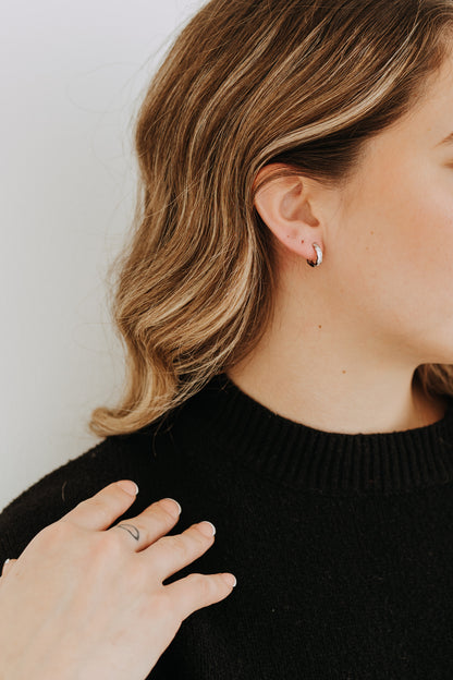 The Grace Hoops- Sterling Silver